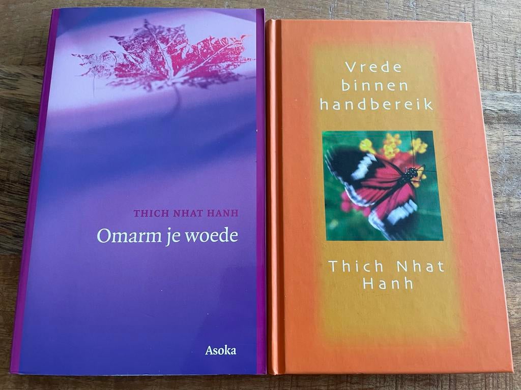 Thich Nhat Hanh: Omarm je woede & Vrede binnen handbereik, Boeken, Ophalen of Verzenden, Gelezen, Spiritualiteit algemeen, Achtergrond en Informatie