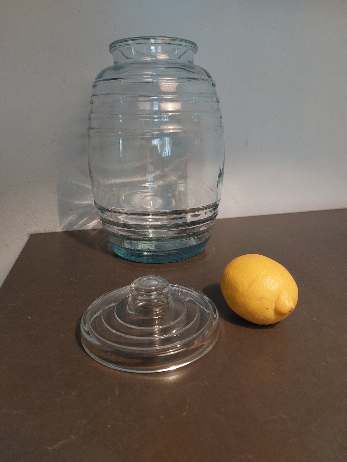 glazen Rumtopf met deksel, Antiek en Kunst, Ophalen