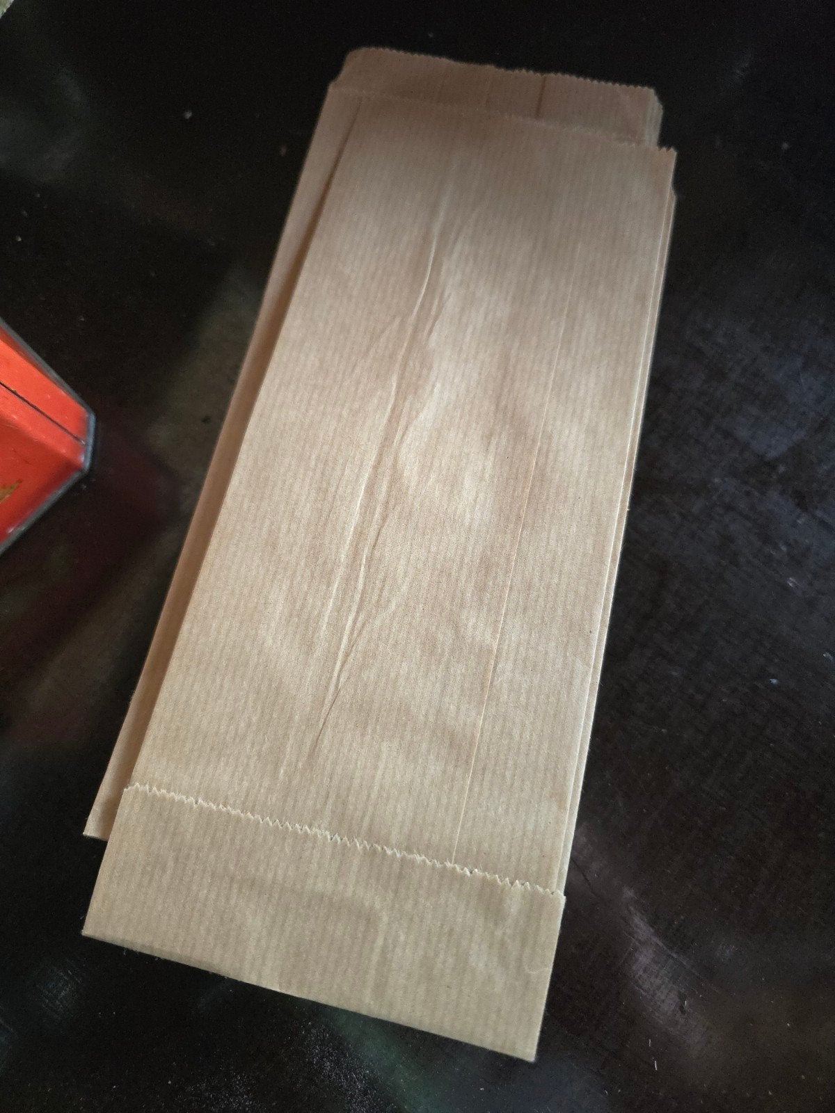 50 stuks vintage papieren (snoep)zakjes 22 x 9 cm, Ophalen of Verzenden