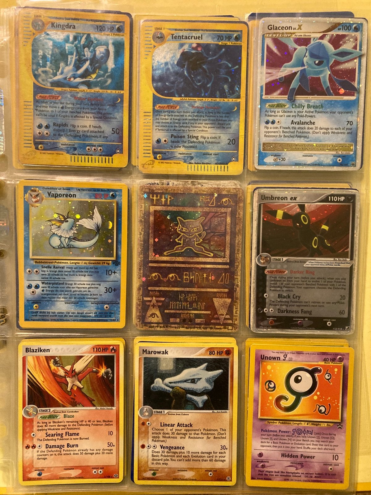 Pokemon kaarten verzameling, Ophalen of Verzenden, Zo goed als nieuw, Meerdere kaarten