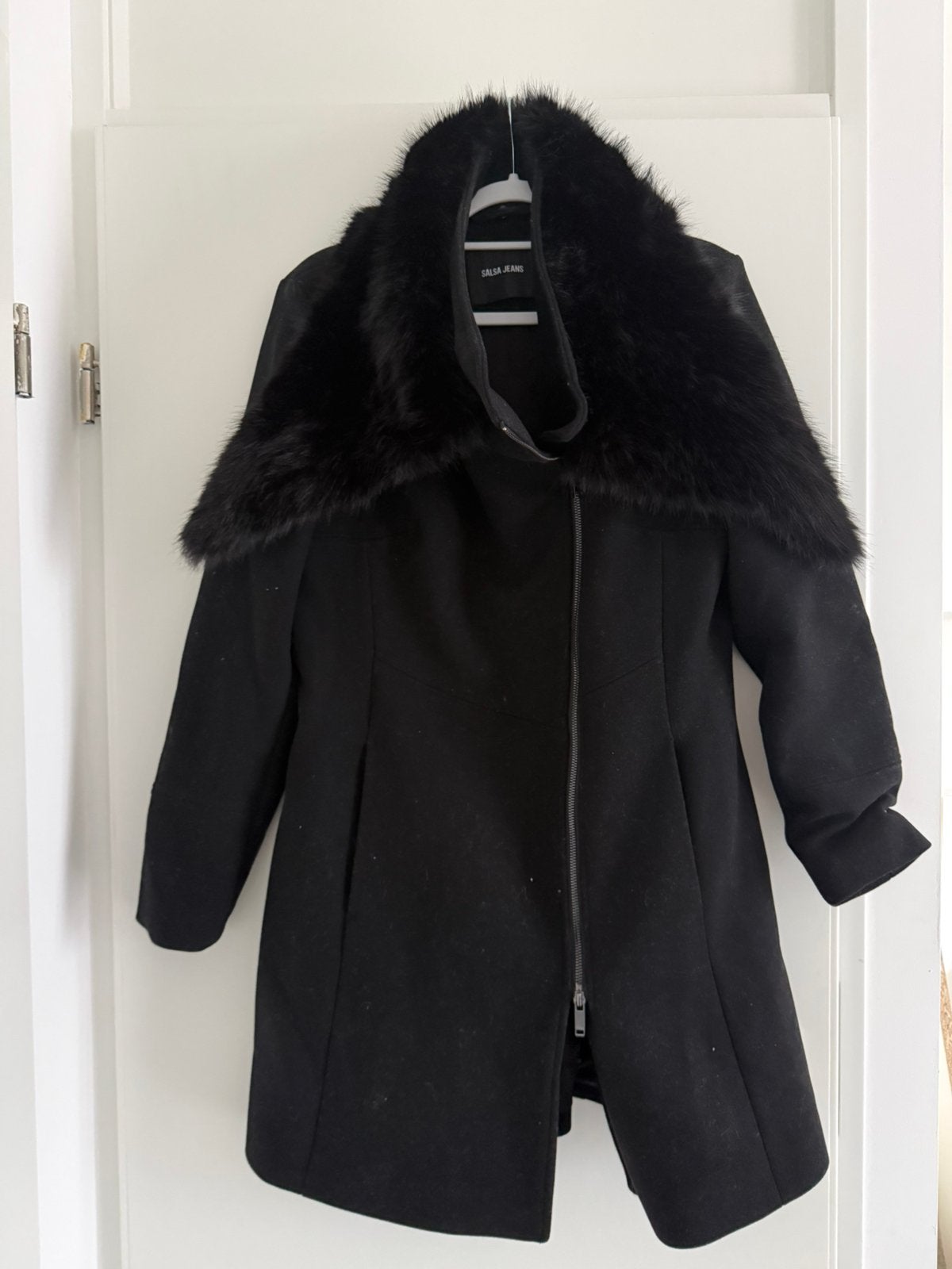 Winter coat,Salsa Jeans, Kleding | Dames, Ophalen of Verzenden, Zo goed als nieuw, Maat 46/48 (XL) of groter, Zwart