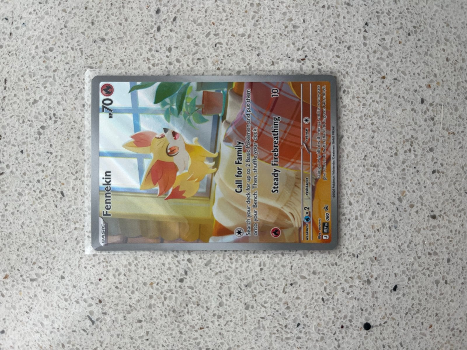 Pokémon Kaart Fennekin (080/090) - Zo goed als nieuw, Ophalen of Verzenden, Zo goed als nieuw, Losse kaart