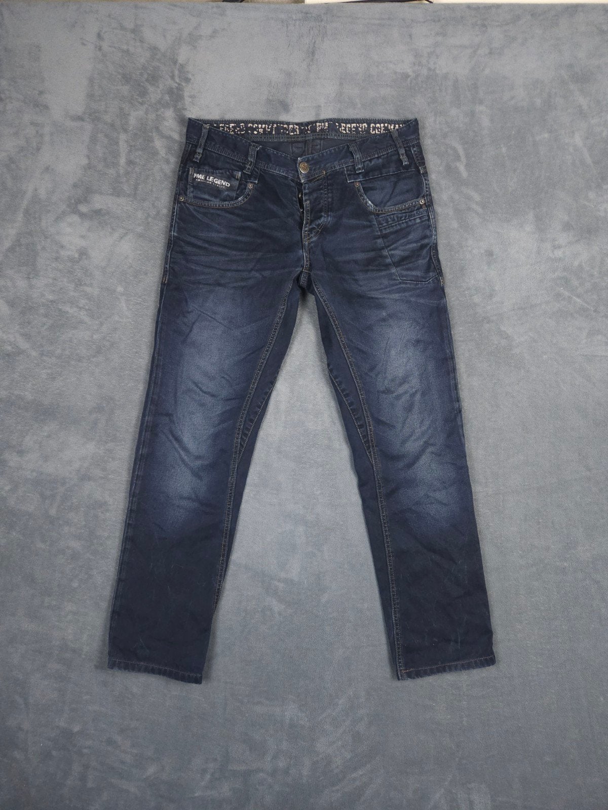Pme Legend Commander W34 L32 Blauw Broek Jeans Pall Mall., ., Zo goed als nieuw, ., W33 - W34 (confectie 48/50)