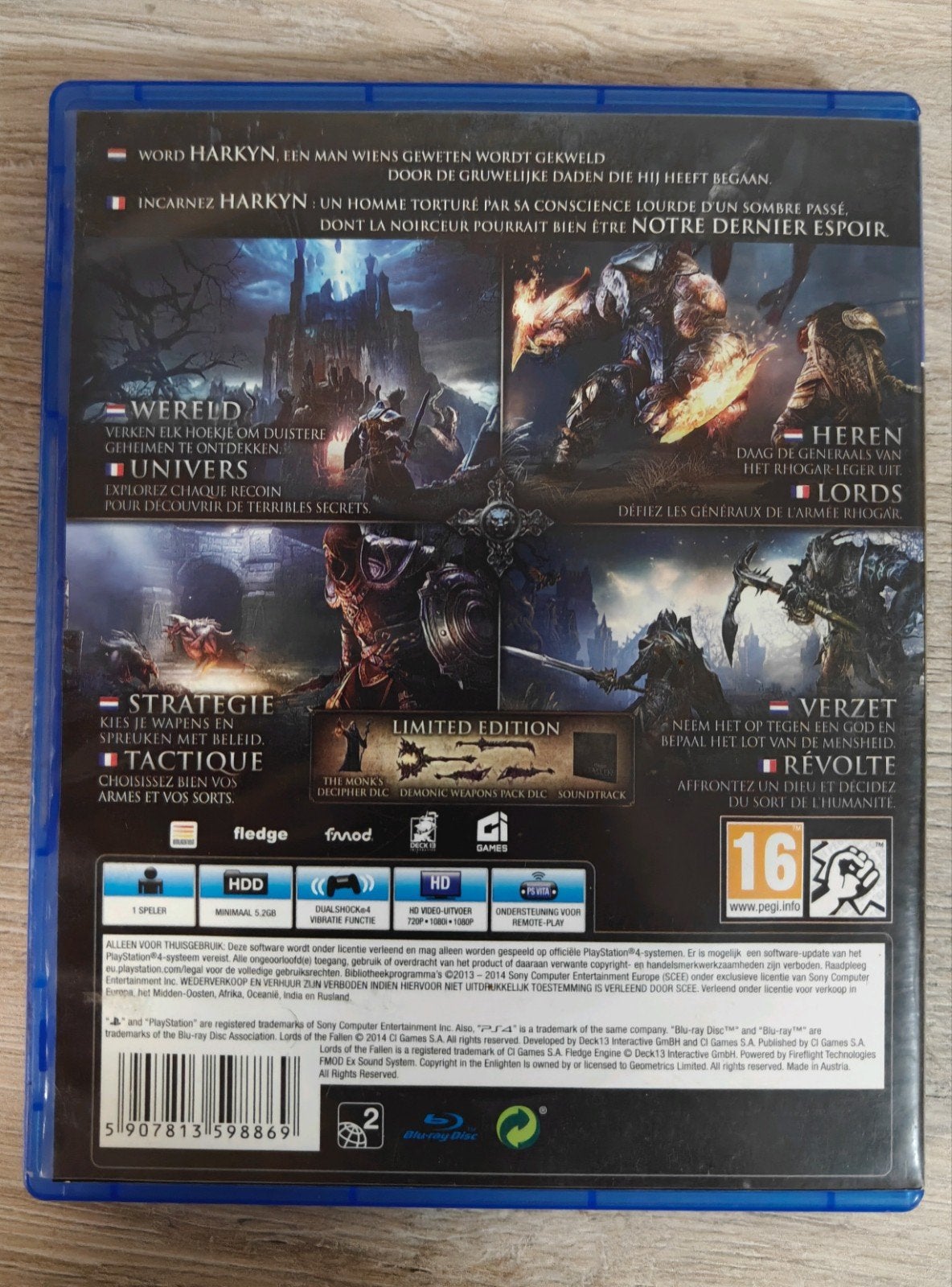 Lords of the Fallen - Limited Edition (PS4), CI Games, CI Games S.A., ul. Postępu 18B, 02-676 Warschau, Polen, Ophalen of Verzenden