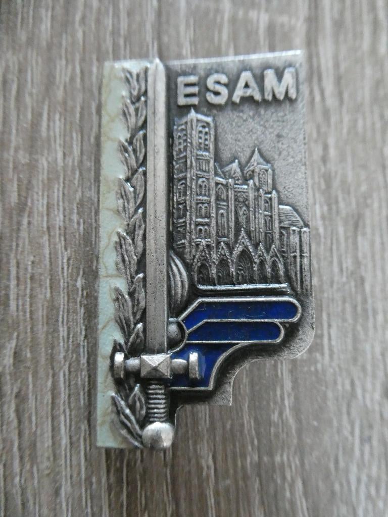 Frans speld, Ecole Supérieure et d'Application du Matériel, Ophalen of Verzenden, Landmacht, Overige gebieden, Embleem of Badge