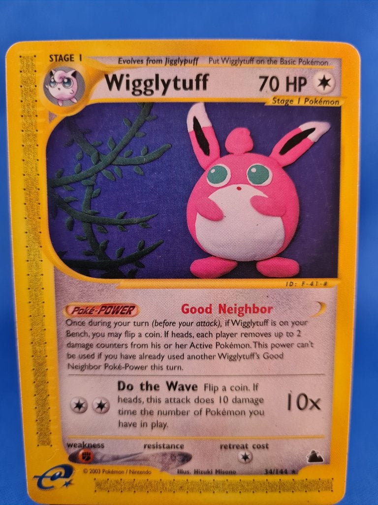 Wigglytuff 34/144 - Skyridge, Verzenden, Gebruikt