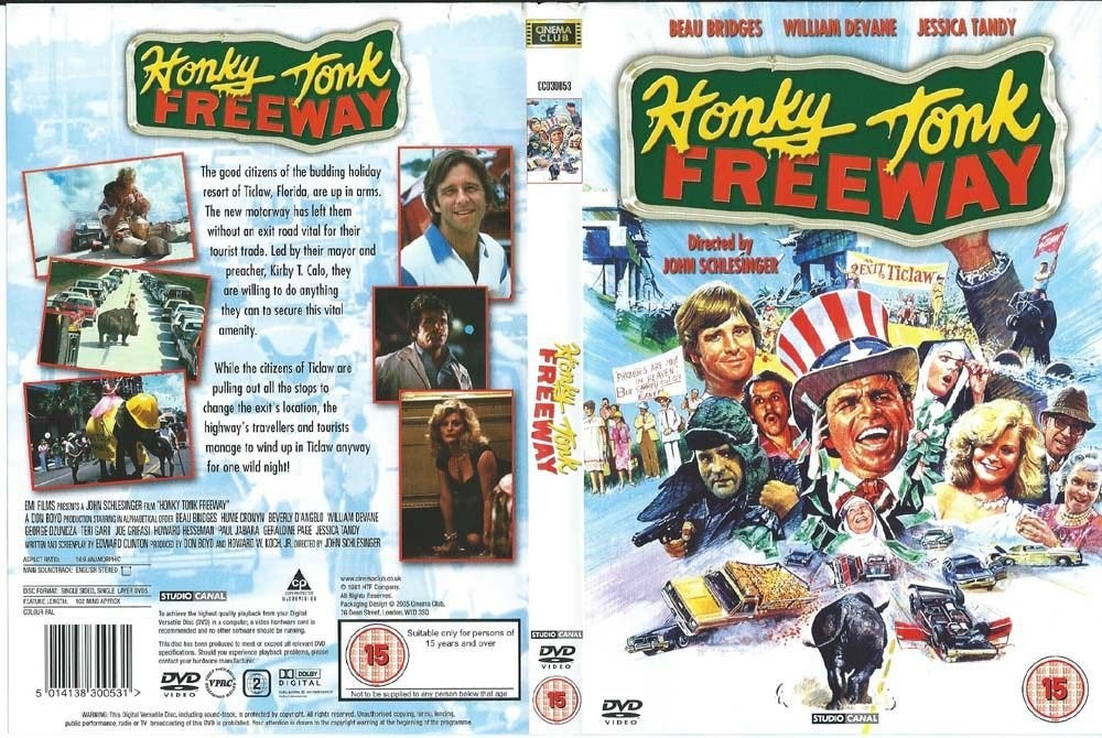 Honky Tonk Freeway 1981 DVD met Beau Bridges, William Devane, Alle leeftijden, Ophalen of Verzenden, Zo goed als nieuw