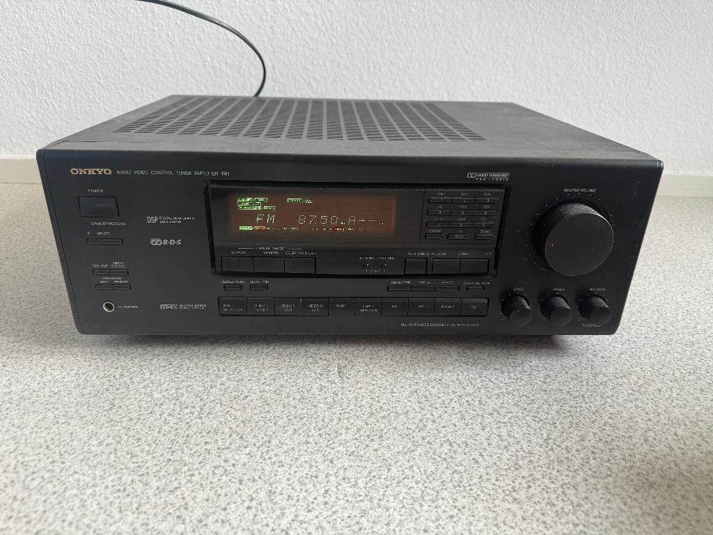 Onkyo TX-SV535 receiver versterker, Ophalen, Gebruikt, 120 watt of meer, Stereo