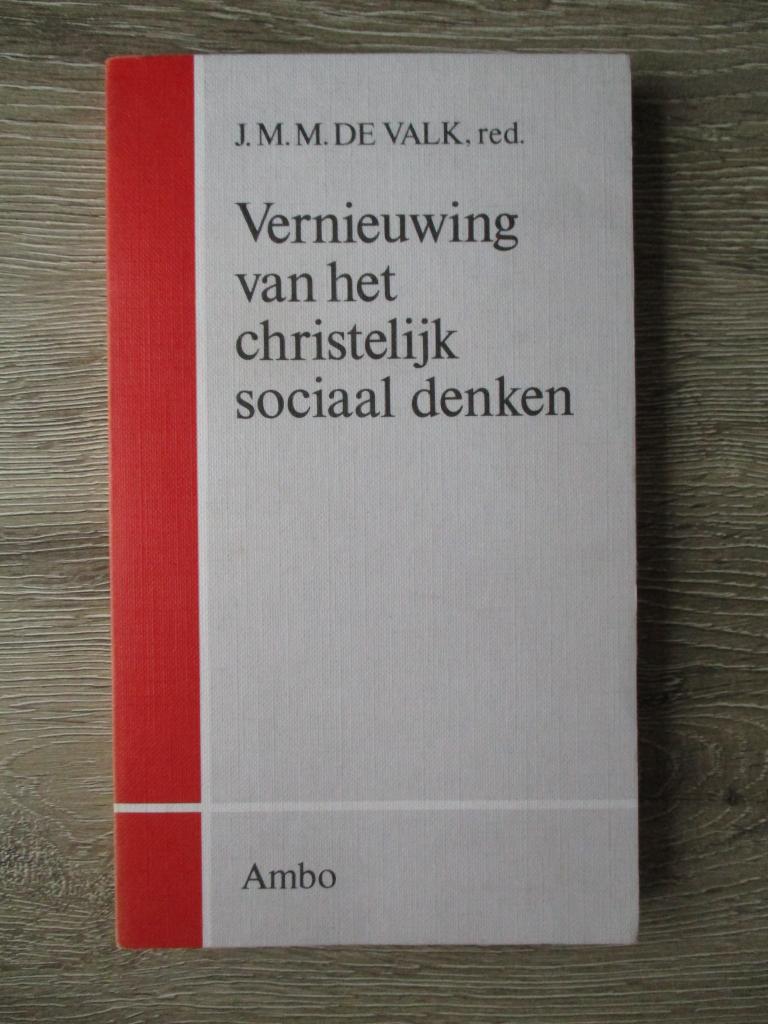 Vernieuwing van het christelijk sociaal denken - J.M.M. de, Boeken, Ophalen of Verzenden, Gelezen