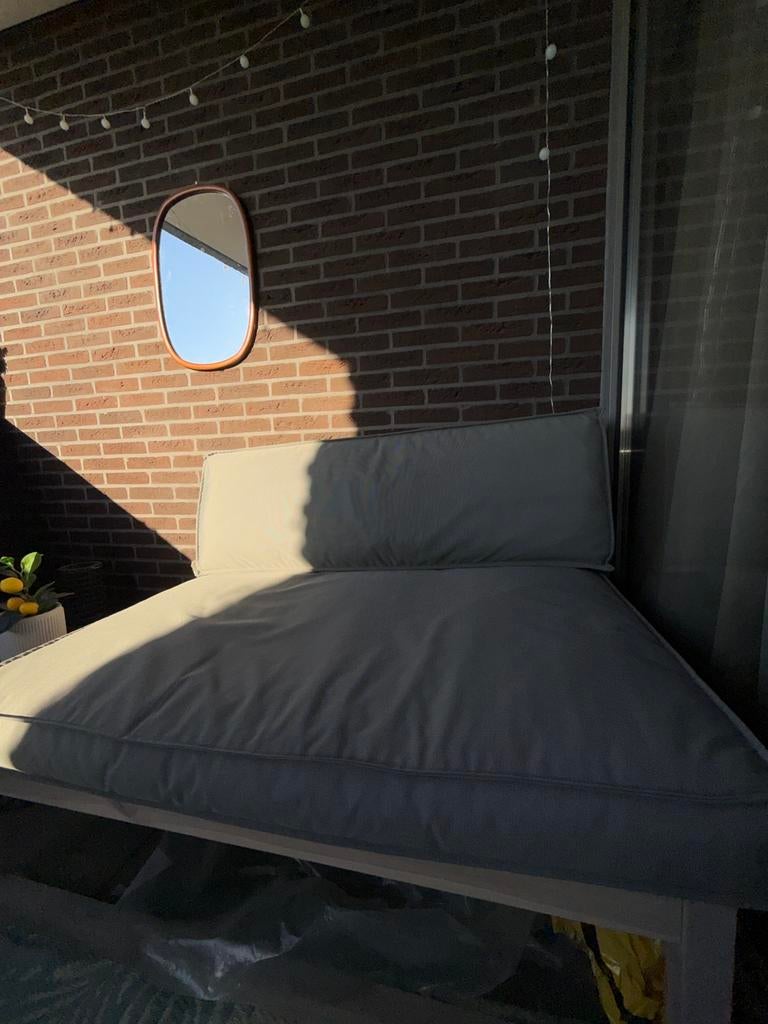 Tuin bank / tuinbank met kussens - zo goed als nieuw, Ophalen, Zo goed als nieuw