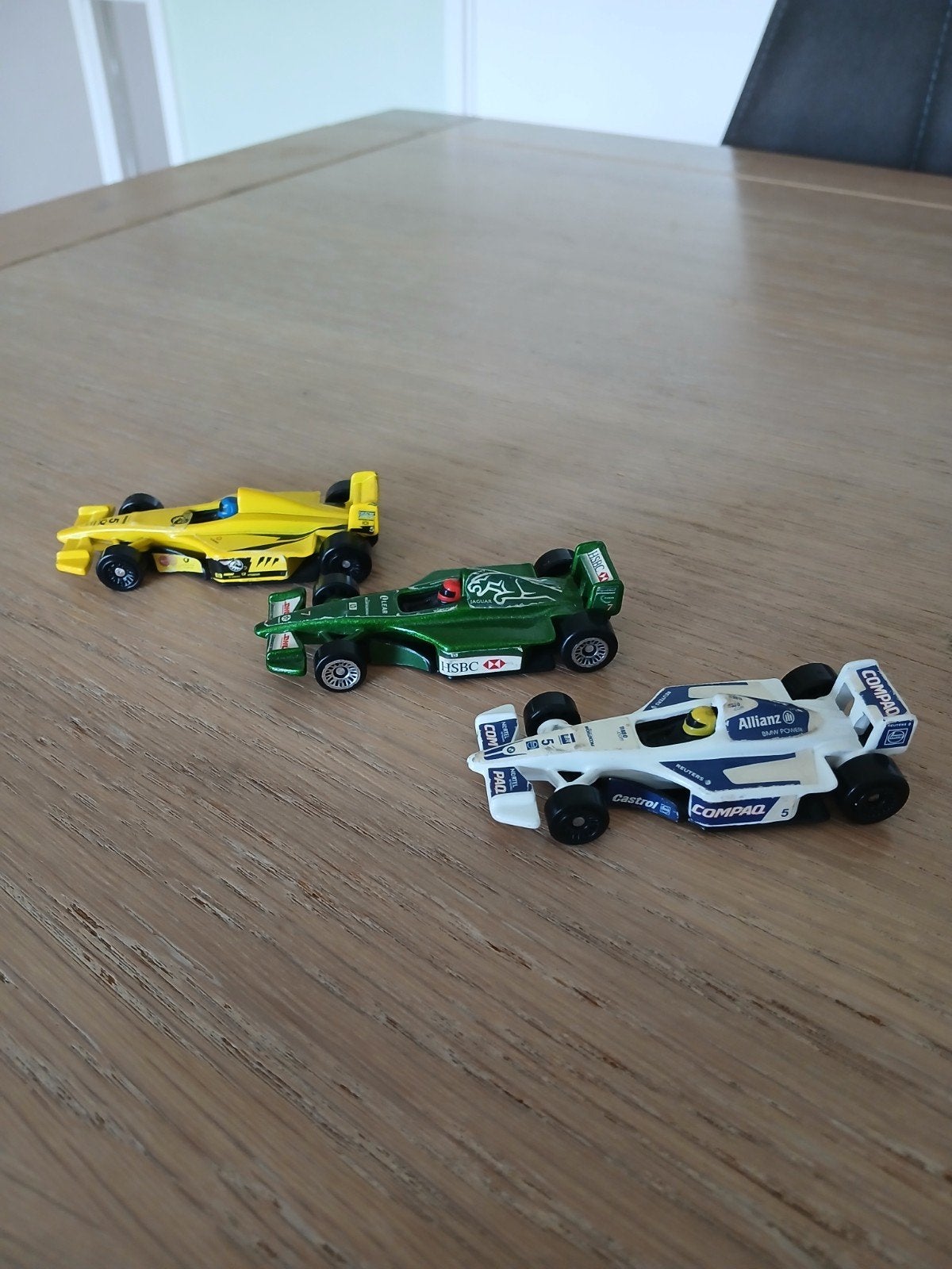 3 race autotjes van mattel, Ophalen of Verzenden