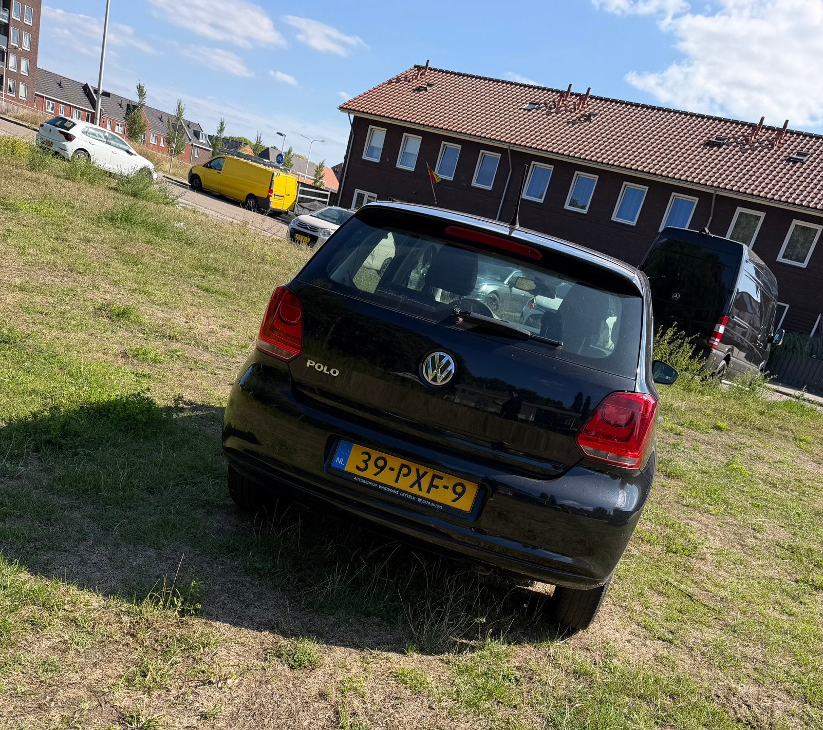Volkswagen Polo 1.2 6V 44KW 5D My2009 2009 Zwart, Auto's, Voorwielaandrijving, 967 kg, 40 €/maand, 1198 cc