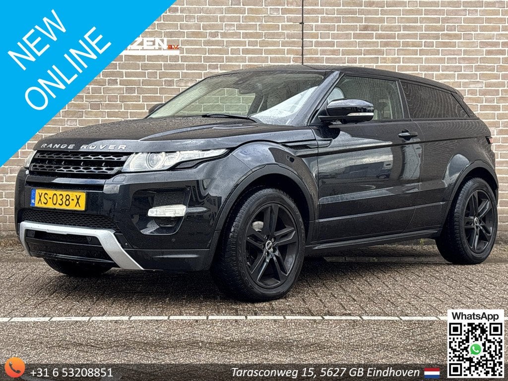 Land Rover Range Rover Evoque Coupé 2.2 SD4 4WD Prestige |, Automaat, Euro 5, Zwart, Leder