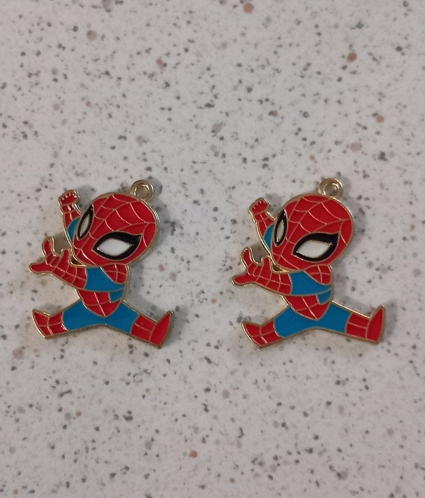 Spiderman (1) metalen bedels, Ophalen of Verzenden, Nieuw, Bedel