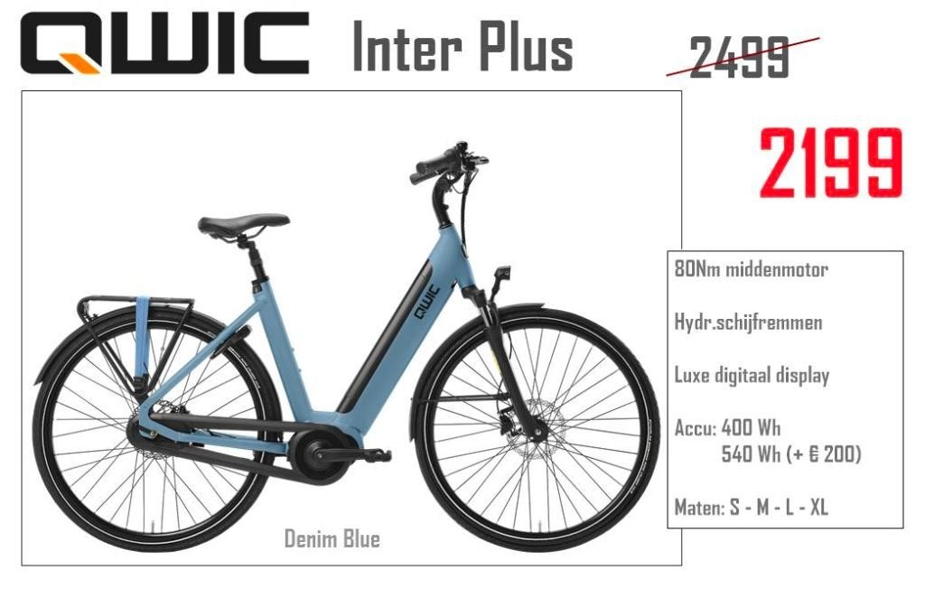 Foto 2 van EXTRA INGEKOCHT VOORDEEL:  Qwic Inter plus € 2499 Nu € 1999