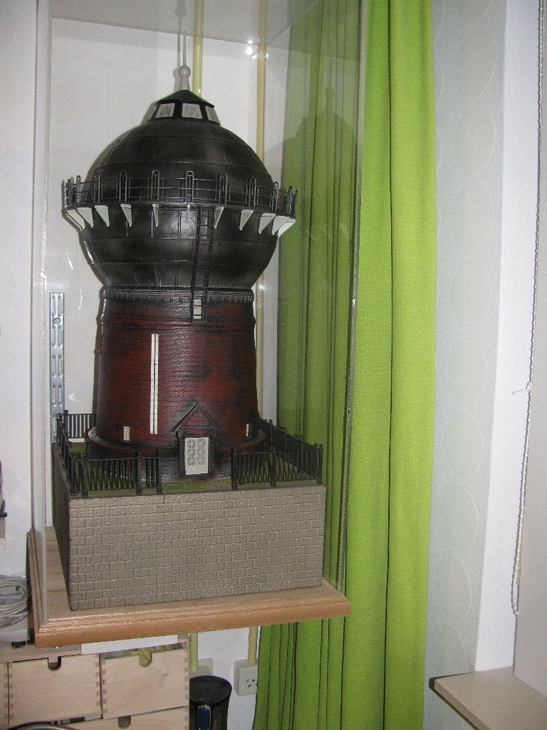 Märklin Watertoren no 5619 met Vitrine Spoor 1, Ophalen, Gelijkstroom of Wisselstroom, Brug, Tunnel of Gebouw, Zo goed als nieuw