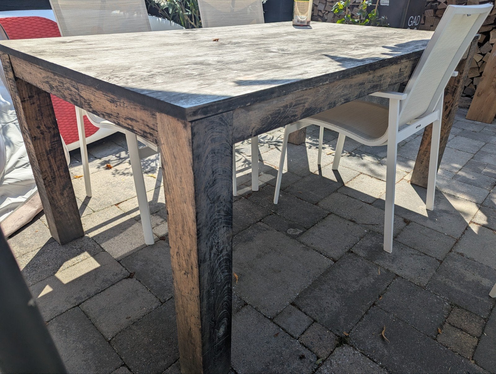 Houten tafel 170x100 gratis ophalen, Ophalen, Gebruikt, Rechthoekig, Hout