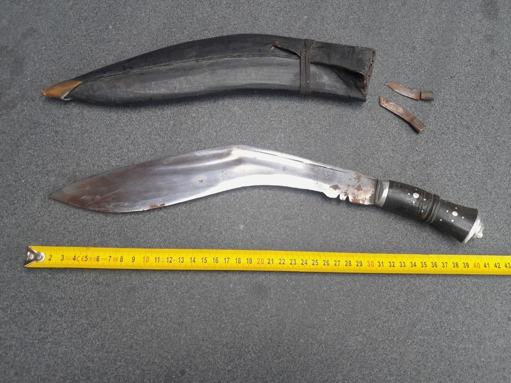 Ghurka kukri  (herkomst onbekend)  oud????  geen informatie, Verzamelen, Ophalen of Verzenden, Landmacht