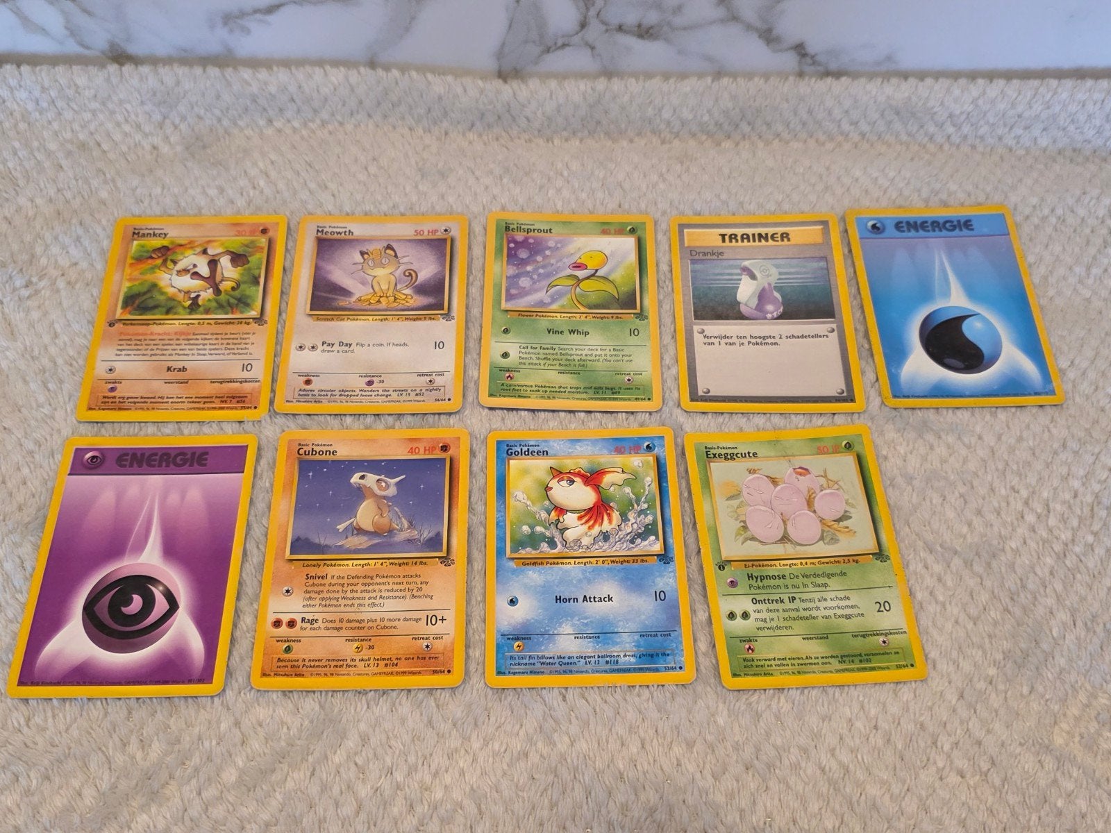 Vintage Pokémon Kaarten WOTC 1995-2000 1st Edition, Ophalen of Verzenden, Gebruikt, Meerdere kaarten