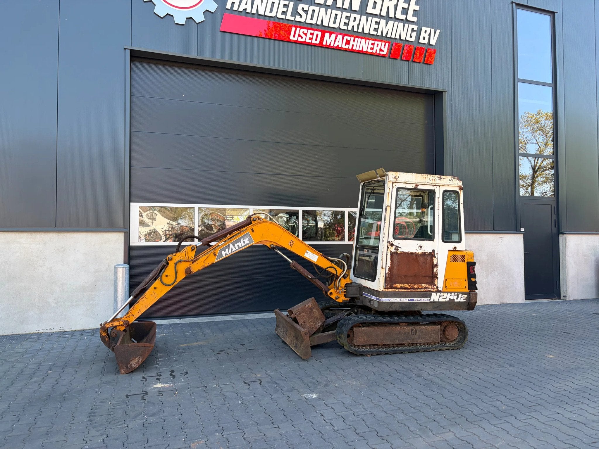 Hanix N260-2 minigraver/graafmachine, Graafmachine