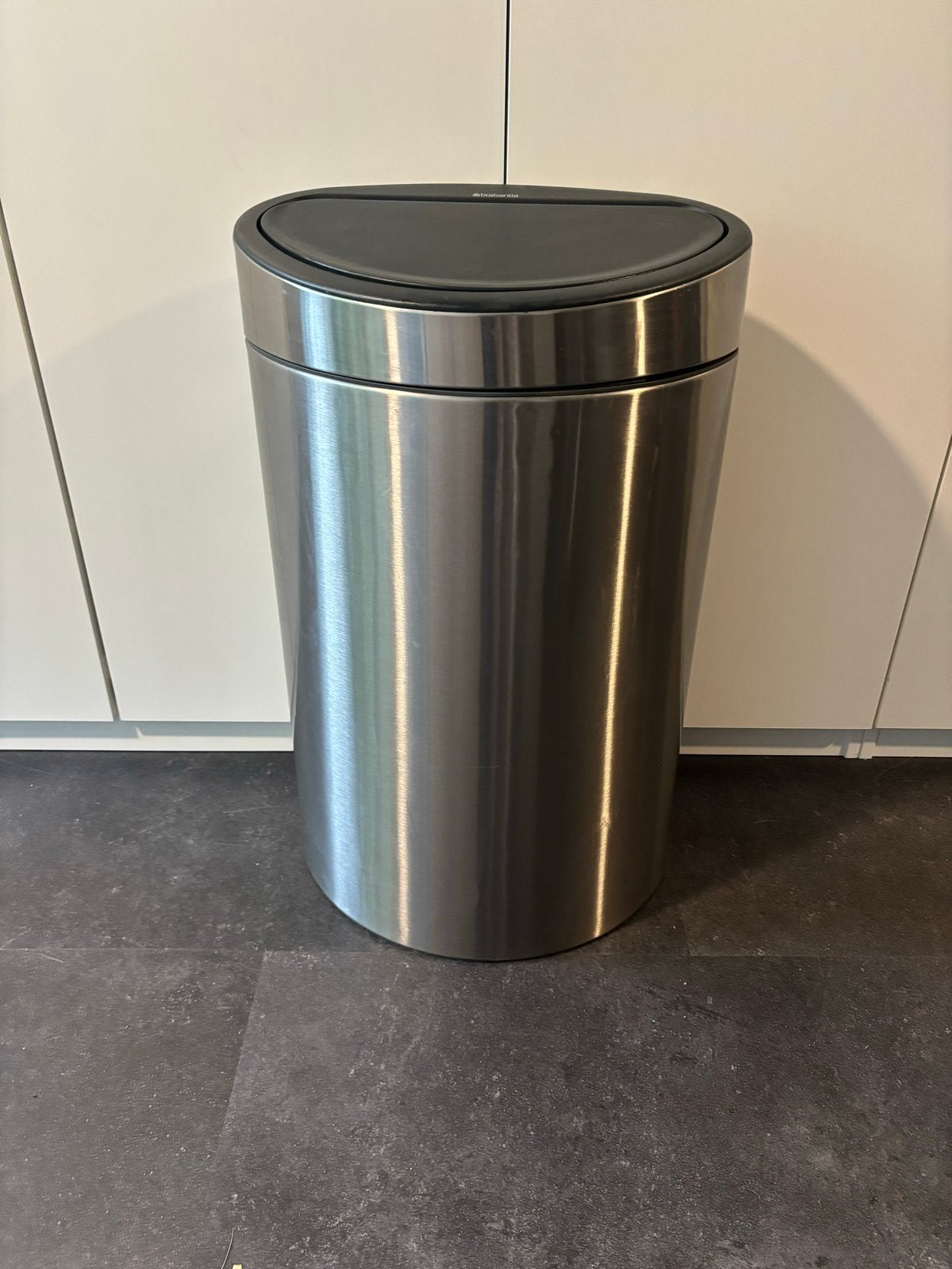 Brabantia Touch Bin Prullenbak 10+23 liter, Huis en Inrichting, Woonaccessoires | Prullenbakken, Ophalen, Gebruikt, 50 tot 75 cm
