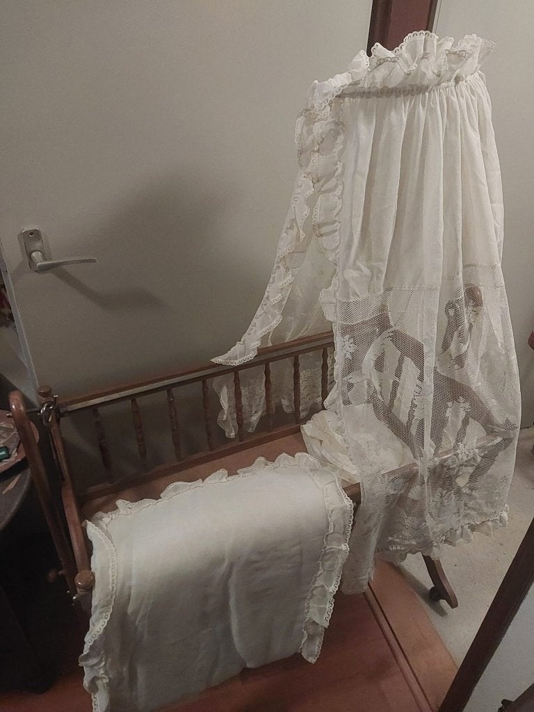Vintage schommelwieg, Kinderen en Baby's, Ophalen, Gebruikt