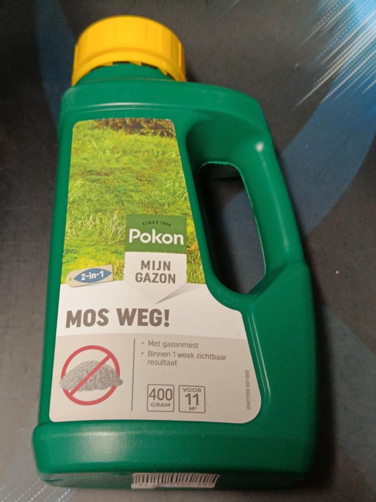 Pokon Mijn Gazon Mos Weg! 2-in-1 Gazonmest met Mosbestrijder, Ophalen of Verzenden