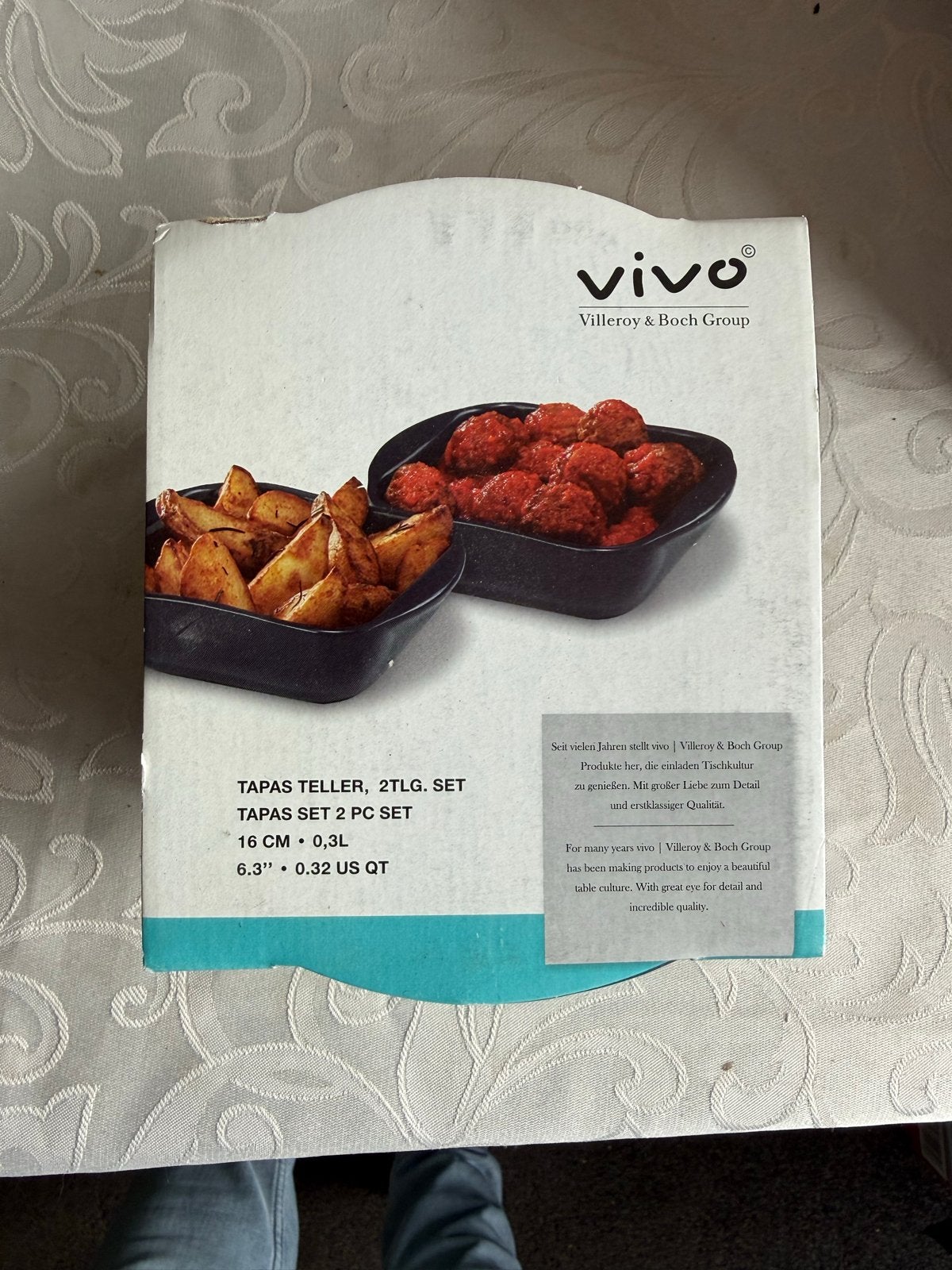 Vivo Villeroy & Boch Tapas Schalen Set - 2 Stuks, Steen, Vivo, Nieuw, Ophalen of Verzenden