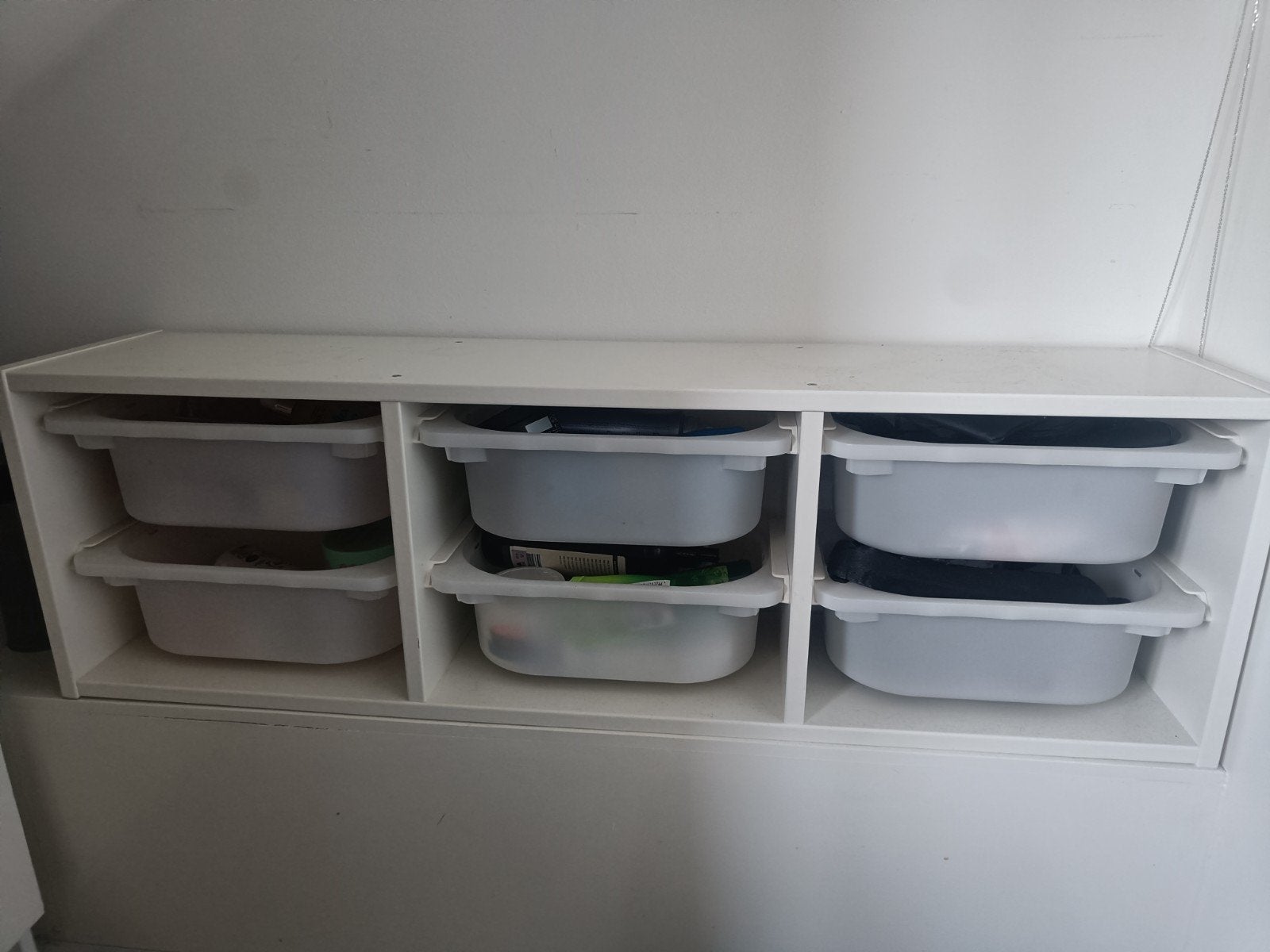 ikea trofast opbergkast drawers with buckets, Ophalen, Zo goed als nieuw