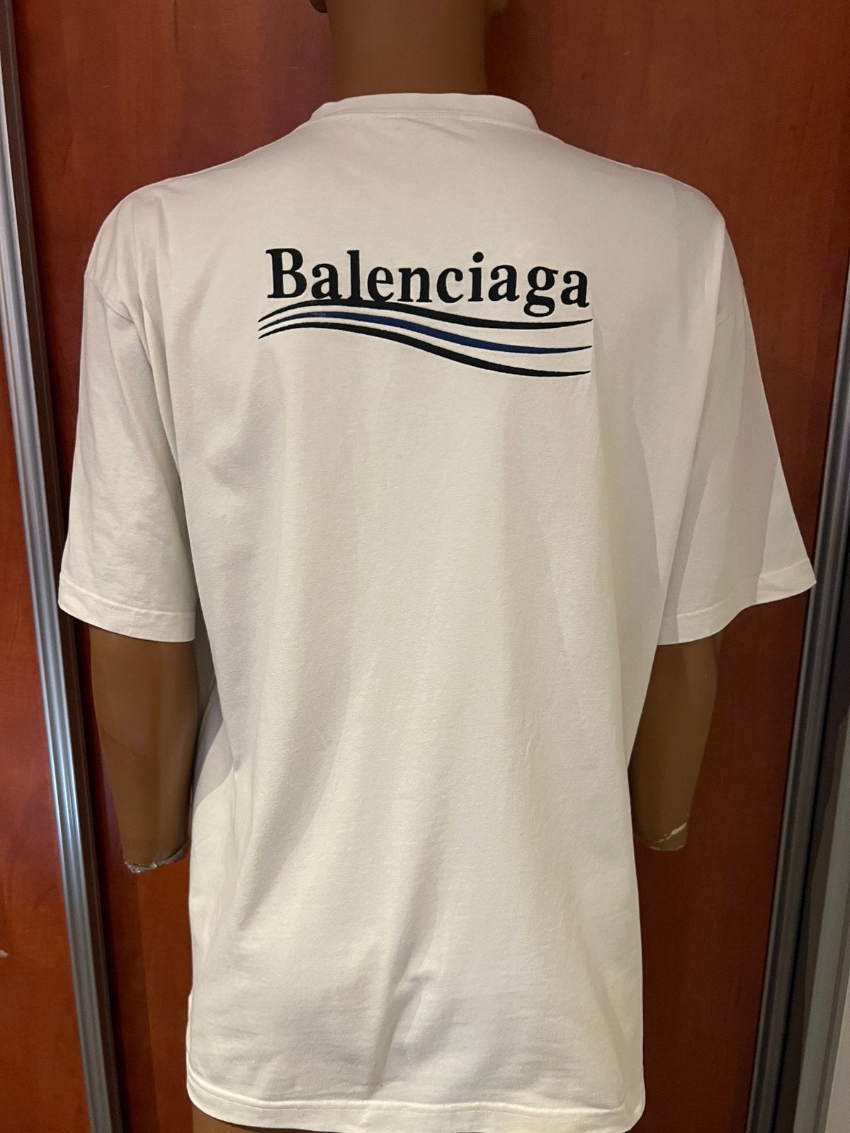 BALENCIAGA shirt maat L origineel zgan, Maat 52/54 (L), F, C, Wit