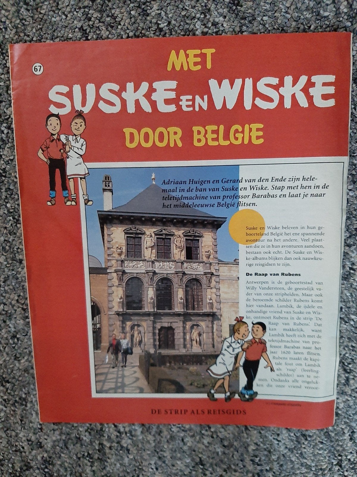Met Suske en Wiske door België, Boeken, Eén stripboek, Ophalen of Verzenden, Gelezen, Willy Vandersteen