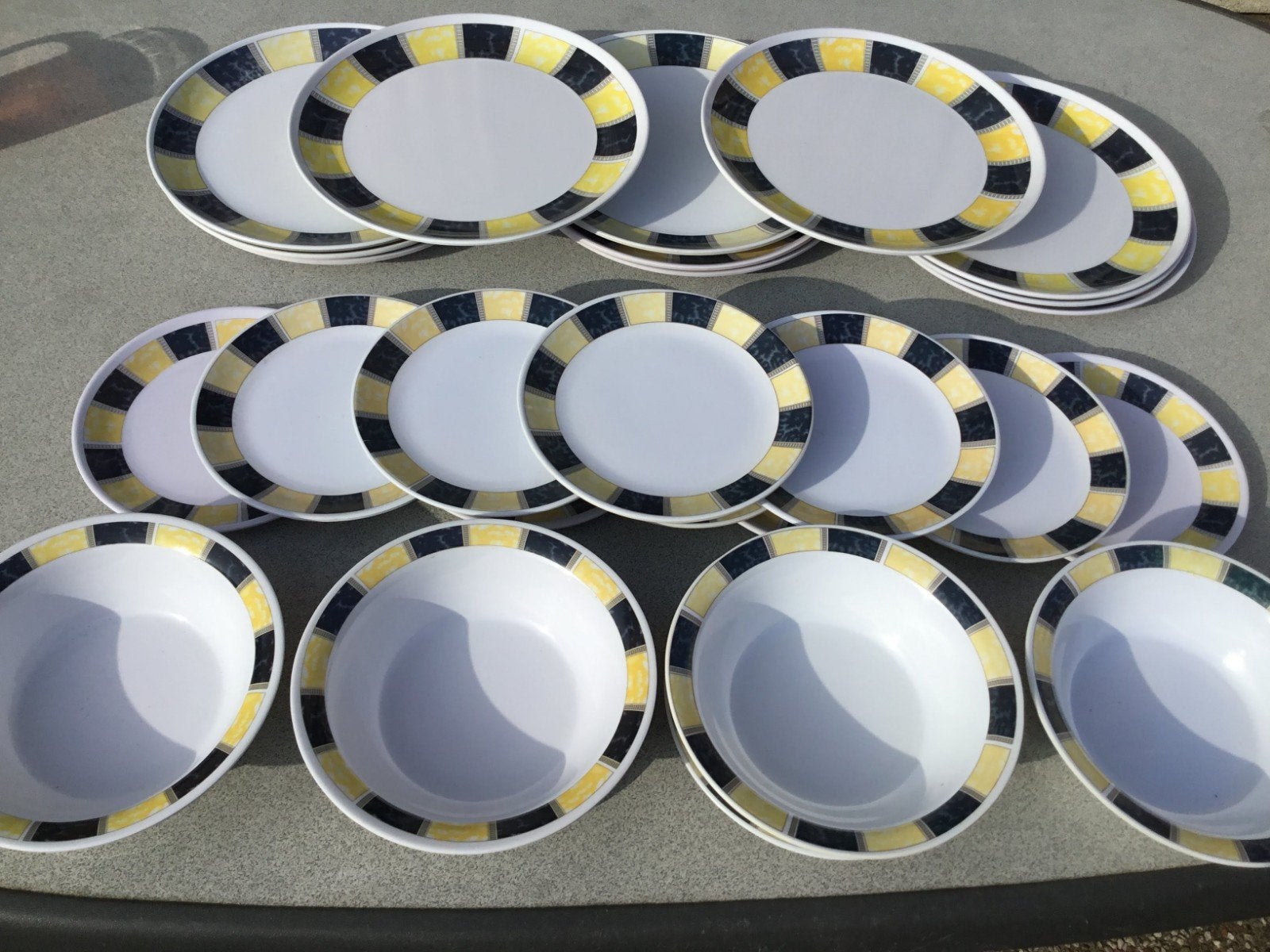 Camping Servies -Vintage, Ophalen of Verzenden, Gebruikt