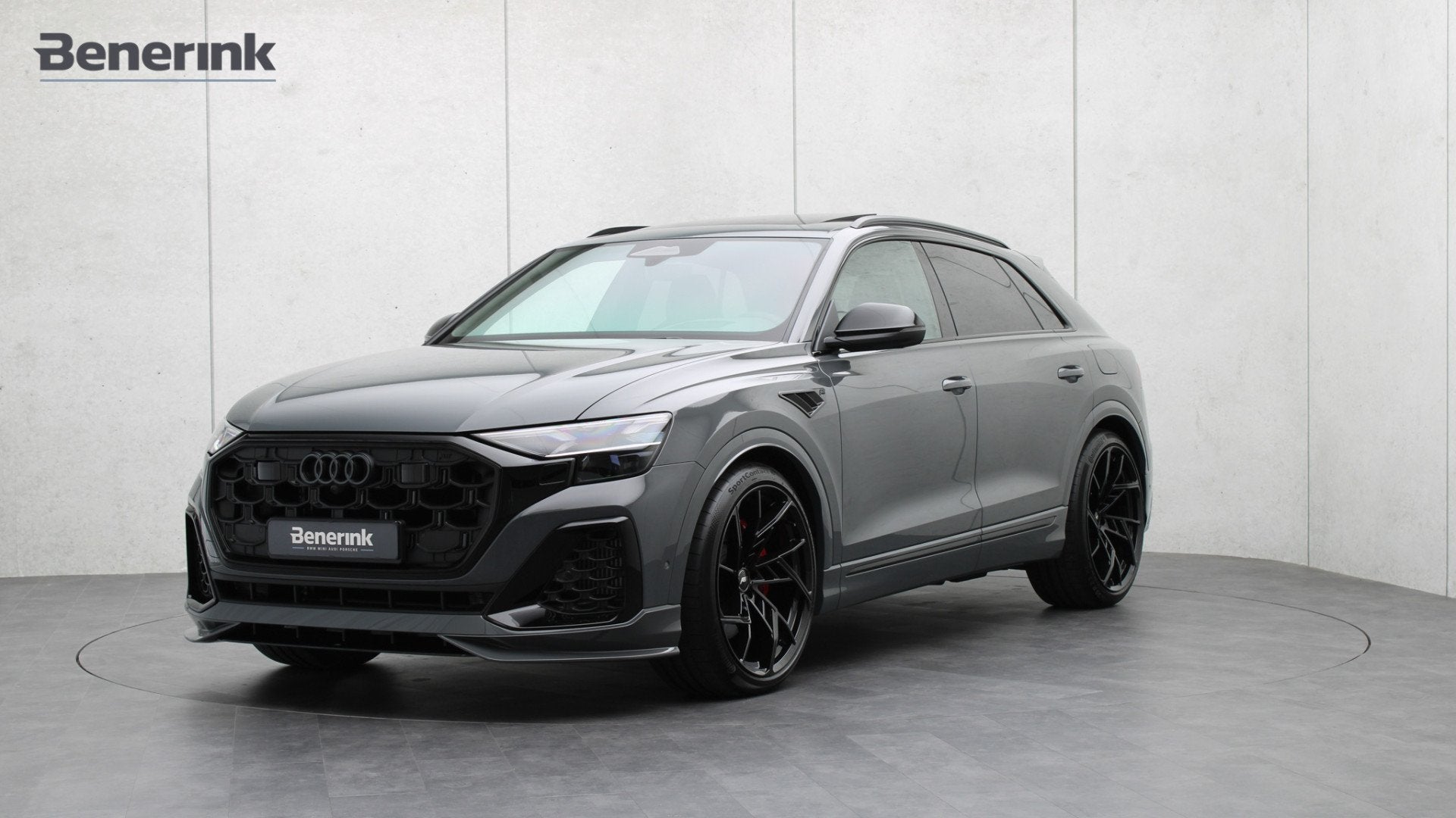 Audi Q8 60 TFSI e quattro ABT 'Grigio Telesto' | B&O 3D | Ma, 12 maanden, Gebruikt, Zwart, 2995 cc