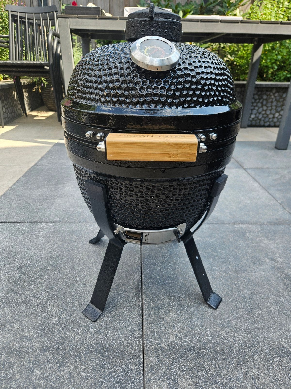 Urban Chef Kamado Barbecue 37cm - Compact en Veelzijdig, Ophalen of Verzenden, Zo goed als nieuw, Urban Chef