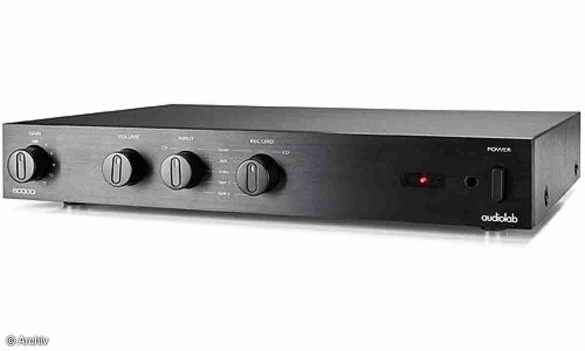 Audiolab 8000 Q Voorversterker met afstandsbediening, Audio, Tv en Foto, Versterkers en Receivers, Ophalen of Verzenden, Gebruikt