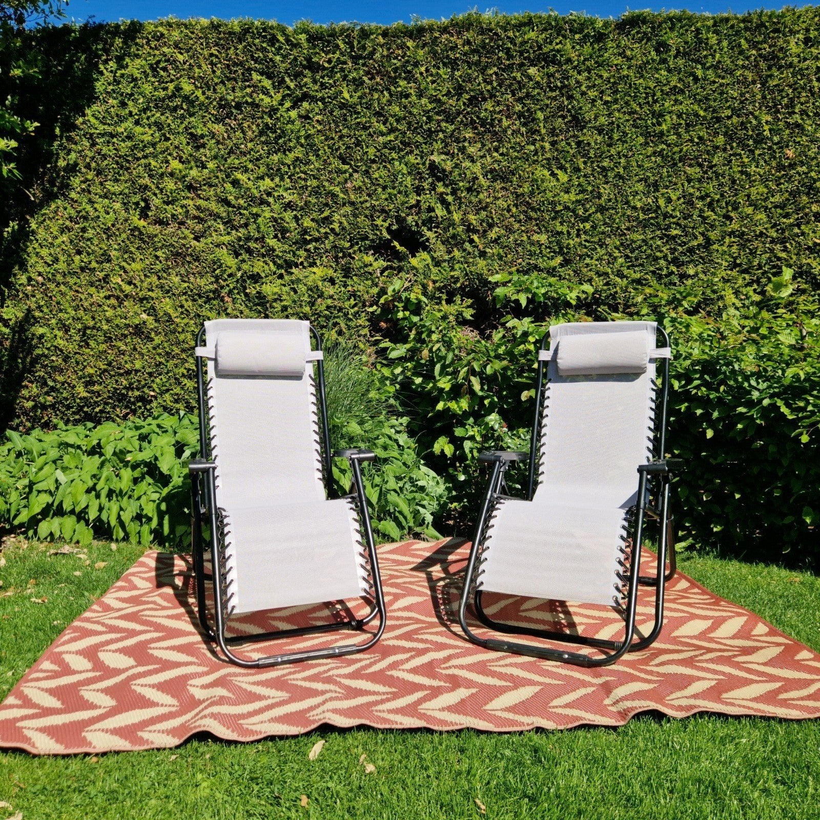 Tuinstoelen / Campingstoelen / Ligstoelen / Relaxstoelen, Ophalen, Zo goed als nieuw, Metaal, Verstelbaar