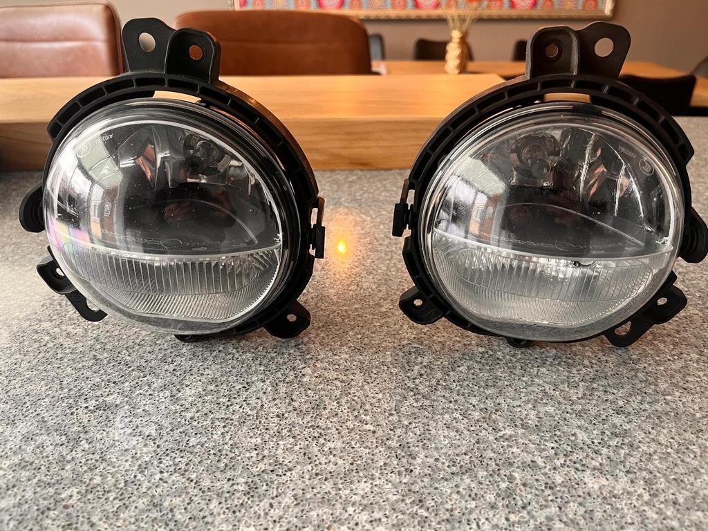 Mistlampen set (links en rechts) voor Mini, Auto-onderdelen, Verlichting, Ophalen of Verzenden, Gebruikt, Universele onderdelen