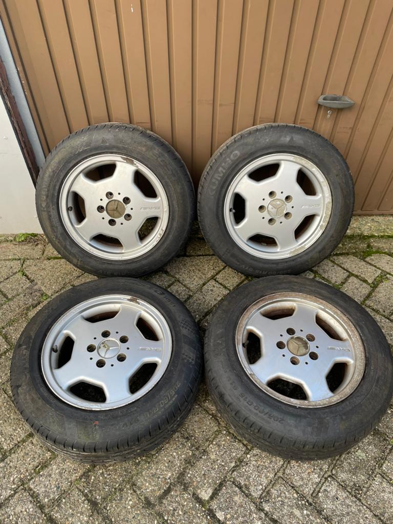 15” Originele AMG monoblock velgen, Ophalen, Gebruikt, 15 inch, Velg(en)
