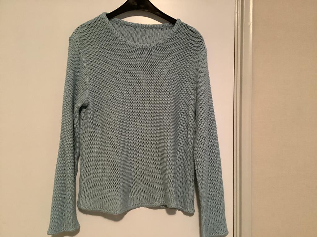 Trui baby blauw maat L, Ophalen of Verzenden, Zo goed als nieuw, Maat 42/44 (L), Blauw