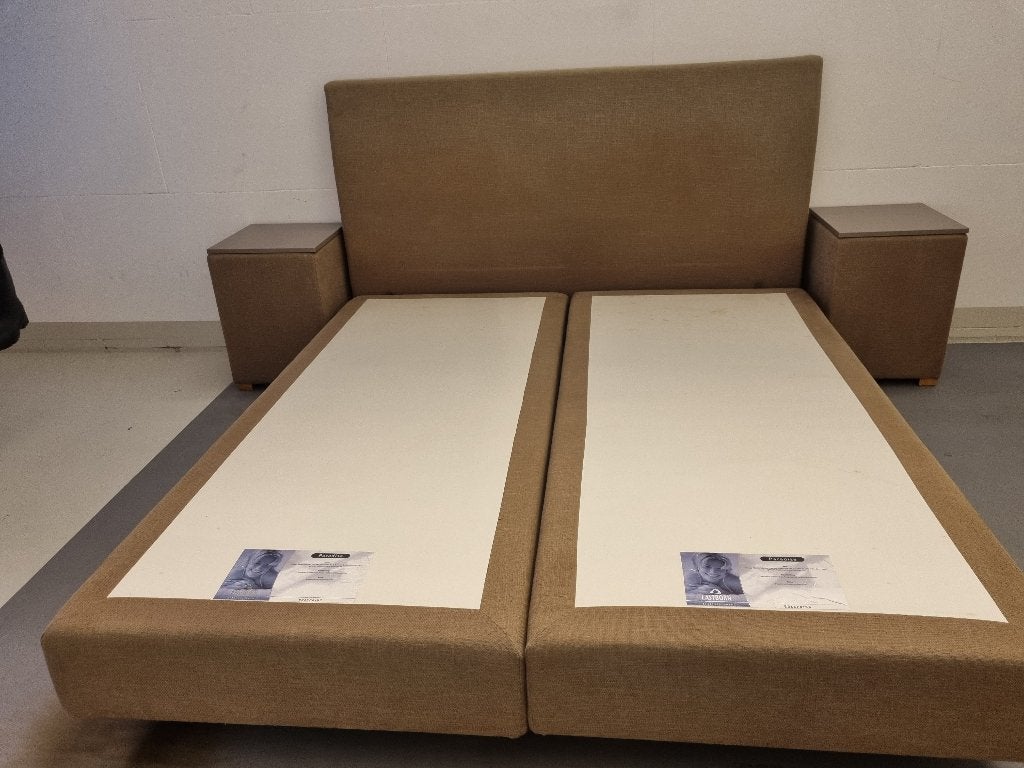 bed, Ophalen, Gebruikt, Eenpersoons, Beige