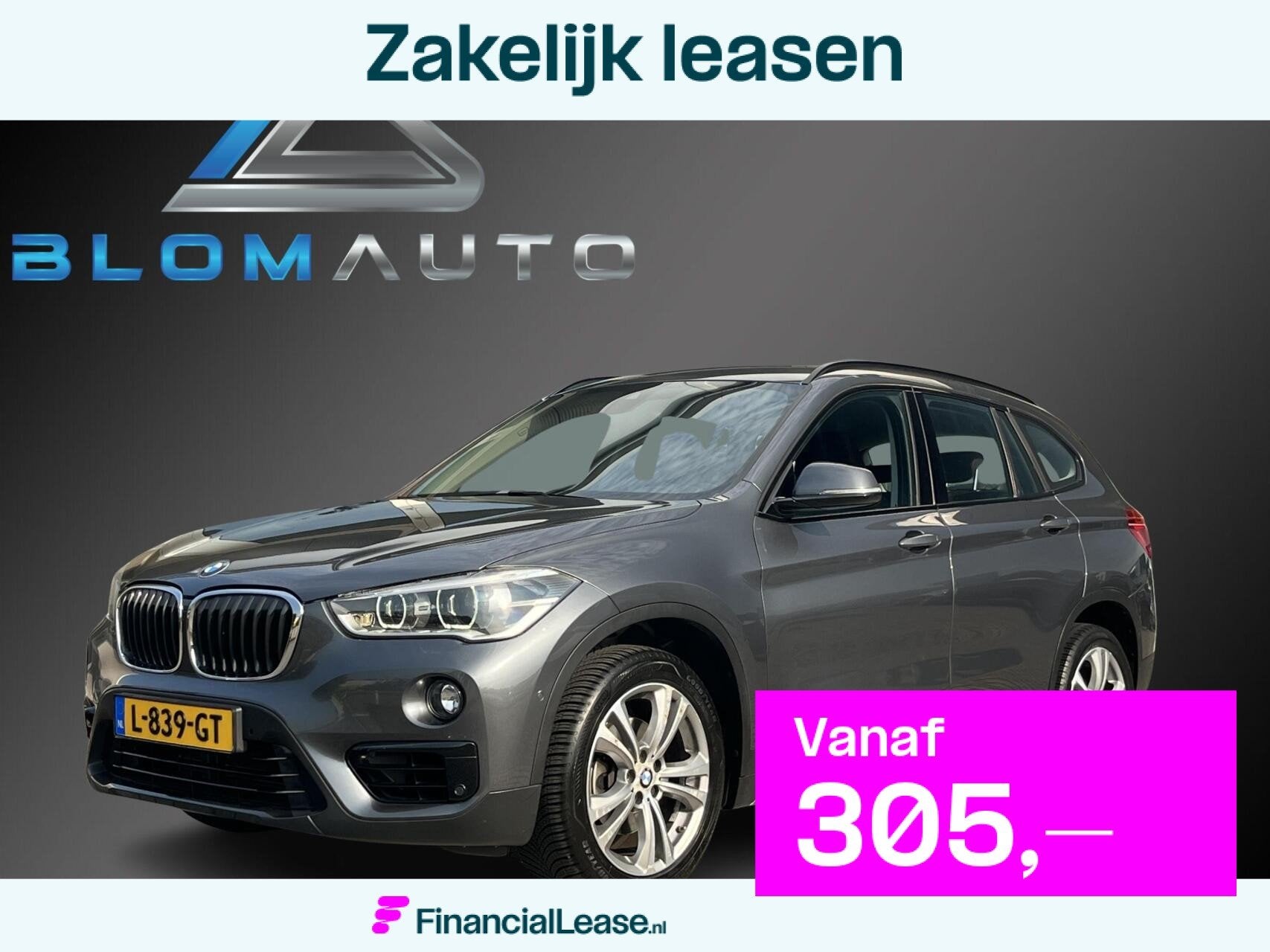 BMW X1 sDrive18i Executive SPORTSTOELEN+TREKHAAK+LED+18INCH, Stof, 3 cilinders, 1405 kg, Benzine