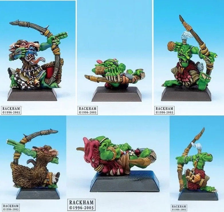 Goblin Archers, Verzenden, Zo goed als nieuw, Warhammer, Figuurtje(s)