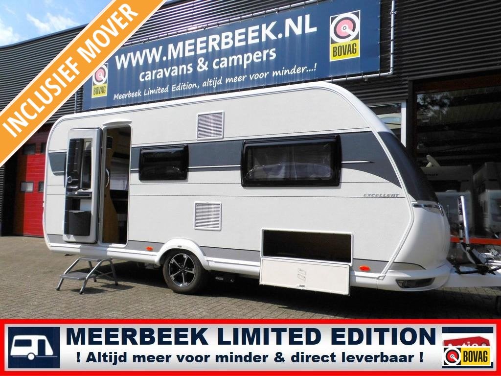Hobby Excellent 495 UL +MOVER +THULE +ALU VELGEN +AS 1750KG, Caravans en Kamperen, Rondzit, Hobby, Particulier, Overige typen