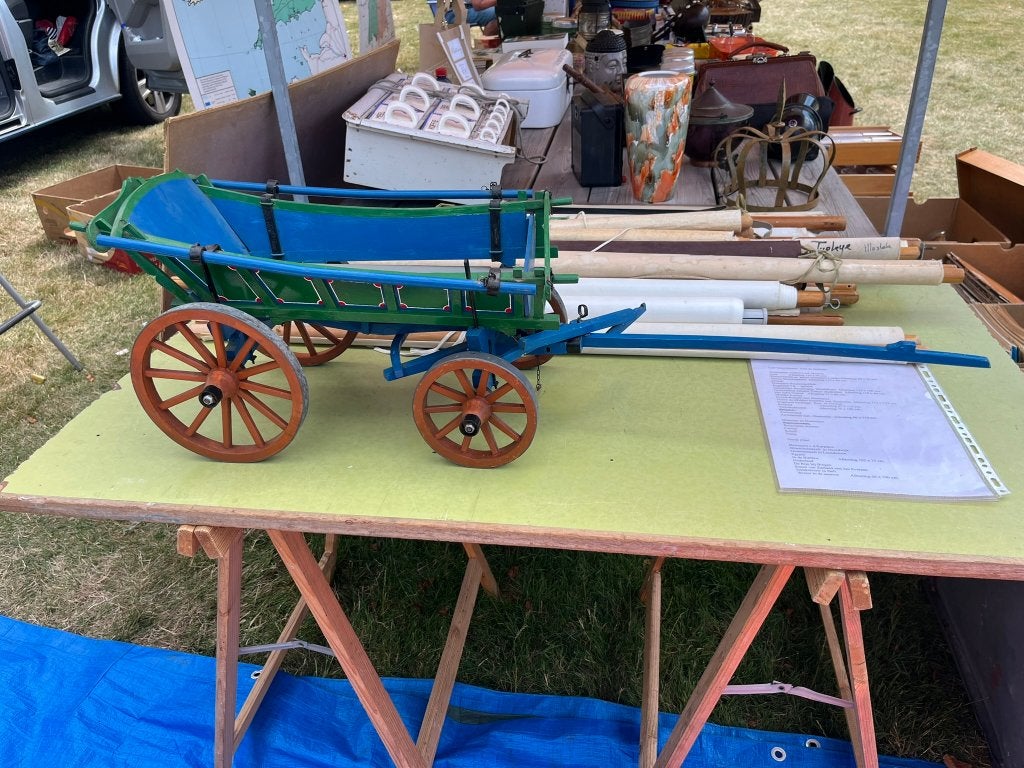 Houten Boerenwagen miniatuurmodel, Ophalen of Verzenden, Gebruikt, Hout