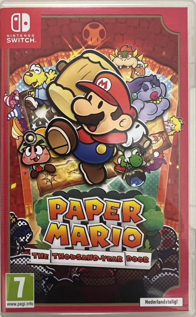 Paper Mario: The Thousand-Year Door - Nintendo Switch, Spelcomputers en Games, Games | Nintendo Switch, Zo goed als nieuw, Role Playing Game (Rpg)