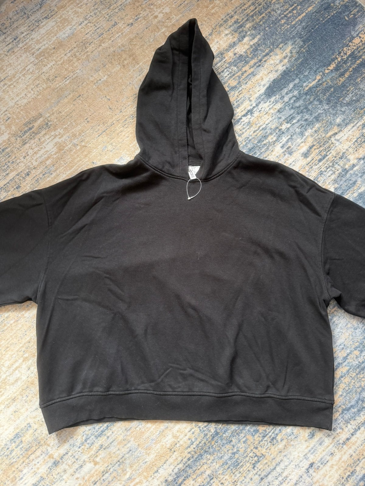 H&M Divided Oversized Black Hoodie, Kleding | Dames, Ophalen of Verzenden, Zo goed als nieuw, Maat 46/48 (XL) of groter, Zwart