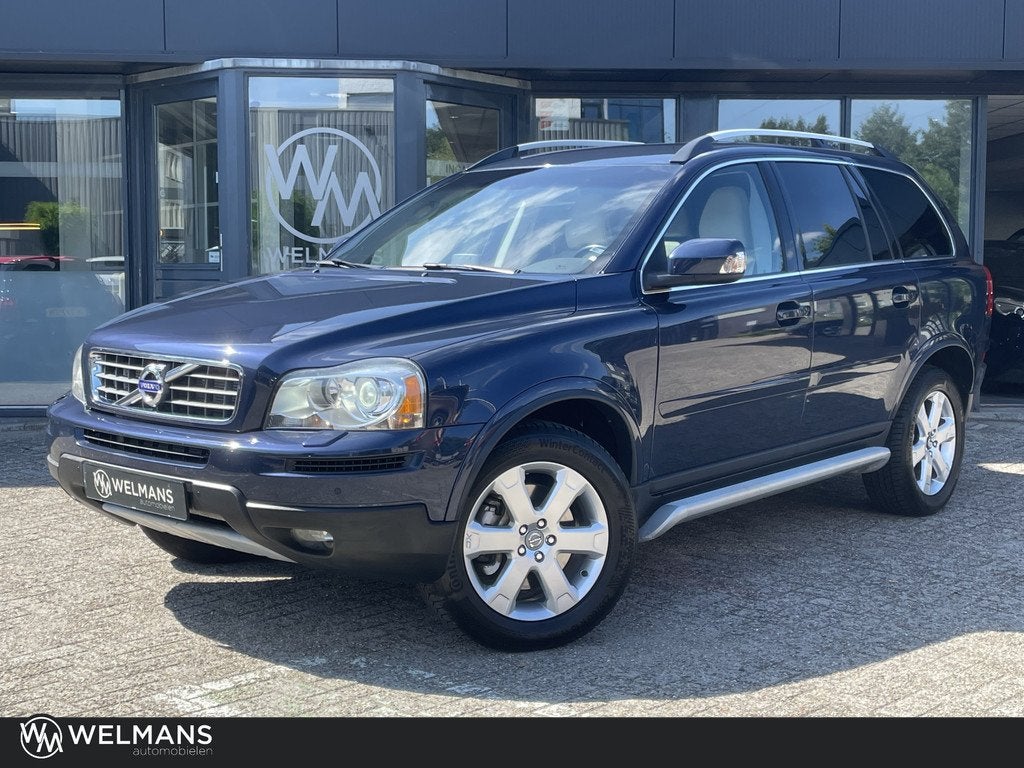 Volvo XC90 3.2 AWD Summum 7p | Xenon | Navi | Trekhaak, Auto's, Volvo, Gebruikt, Beige, Blauw, 7 stoelen
