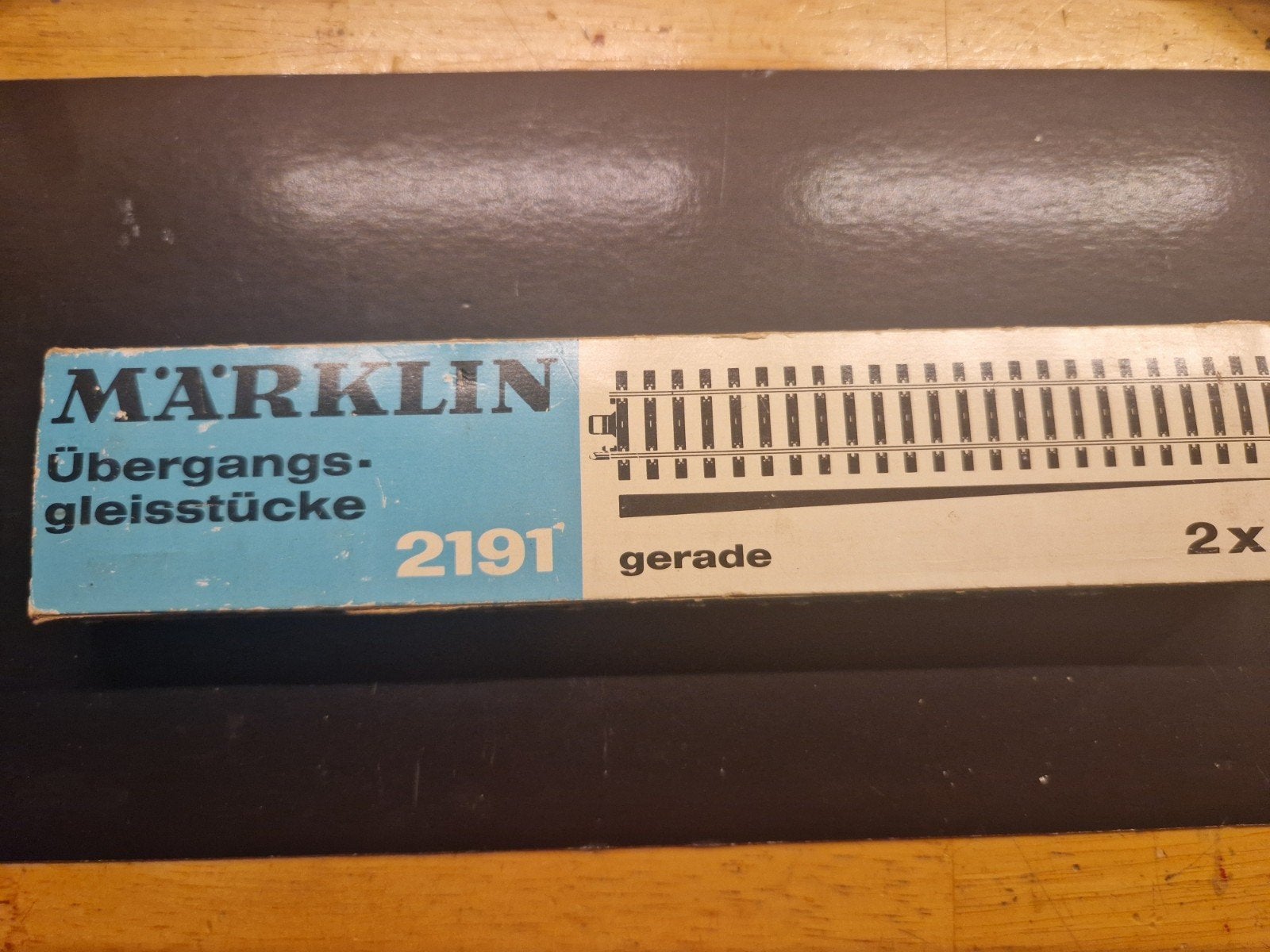 Märklin 2191 Overgangs-Gleisstücke Rechte Rails, Ophalen of Verzenden