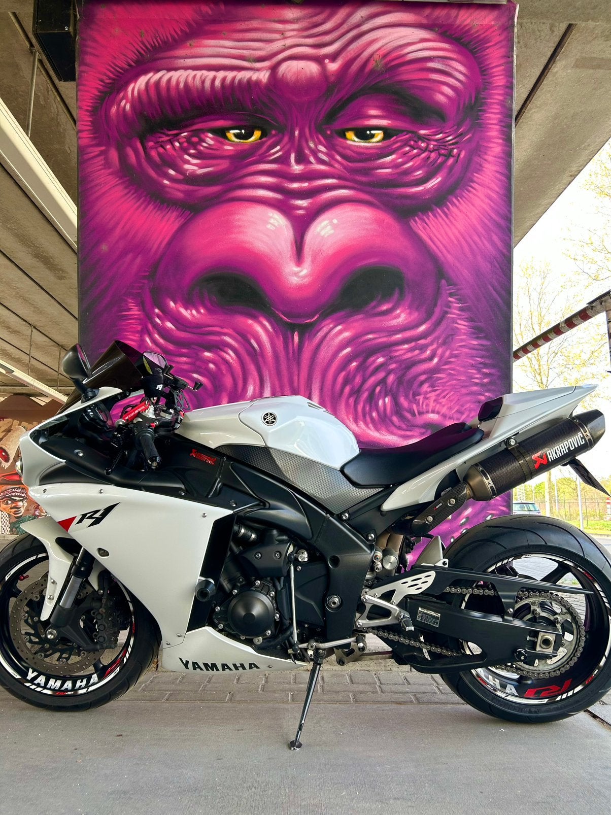 Unieke Yamaha R1 BigBang, Ophalen, Gebruikt