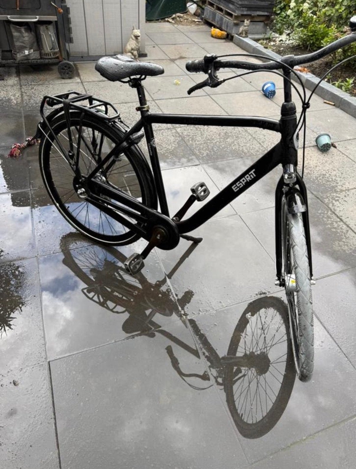 Esprit stadsfiets - Zwart Gazelle BIEDEN MAG, Fietsen en Brommers, Fietsen | Heren | Herenfietsen, Velgrem, Versnellingen, Zo goed als nieuw